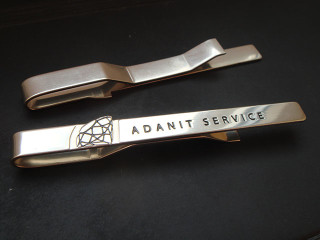 Tie clips "adanit service"