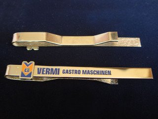 зажим для галстука с логотипом "vermi"