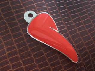 Подвеска украшение из металла "перец"