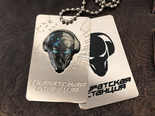 нательный жетон пиратская станция