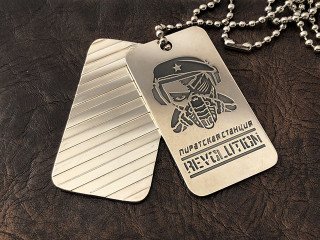 жетони натільні "піратська станція - revolution"