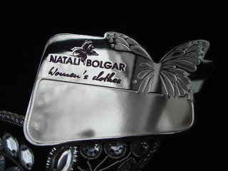 фигурные бейджи из металла "natali bolgar"
