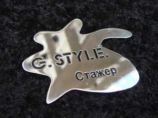 бейджи з фігурною вирізкою "g.style"