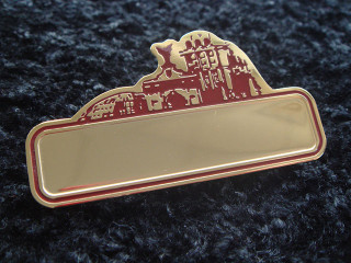 Бейджи металеві з фігурною вирізкою по контуру