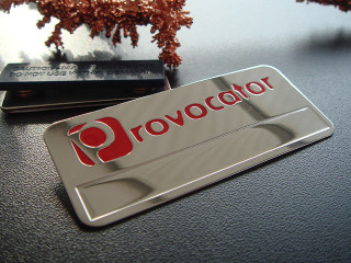 Badges - metal badges for "provocator" personnel