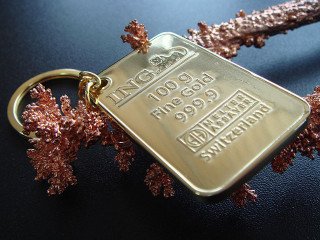 брелок "злиток золота"