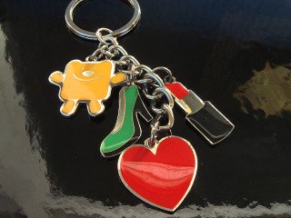 Gift key chains with pendants "Mobilochka"