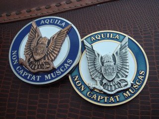 монеты "aquila non captat muscas"