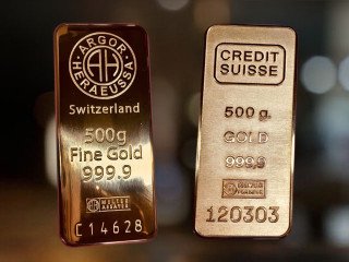 "Argor Switzerland and Credit Suisse" ingots
