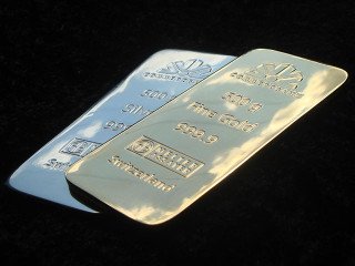 Plaster gold "Commerzbank"