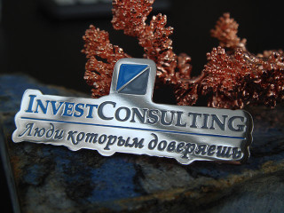 шильди з металу по контуру логотипу