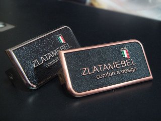 metal shields on furniture "zlatamebel"