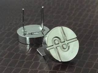 накладка - шильд на усах для кожгалантереи