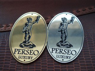 brass etched nameplates "perseo" for branding