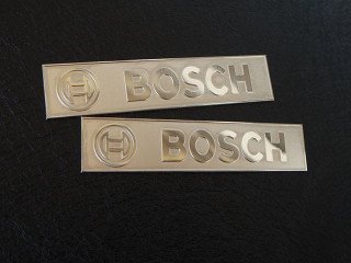 Covers - metal nameplates "bosch"