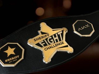corporate award champion belt Sheriff fight challenge