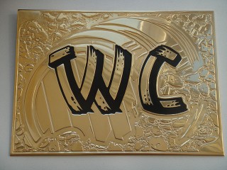 табличка на двери информационная - указатель "WC"