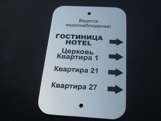 index plate - informational