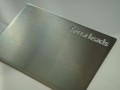 металлические визитки на заказ (комплект)