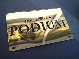 клубные карты "podium"