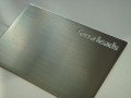 custom metal business cards (set)