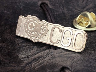 Corporate metal pins "CGC"